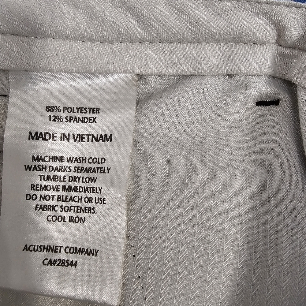 Footjoy black flat front men's golf shorts size 36 - Picture 6 of 6